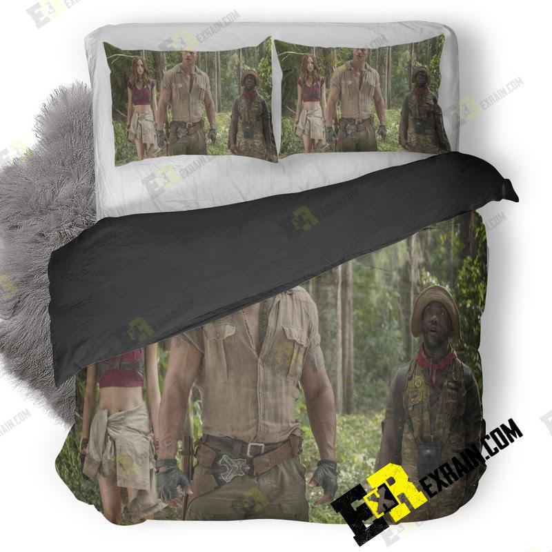 Jumanji Welcome To The Jungle 5K Na 3D Customized Duvet Cover Bedding Set