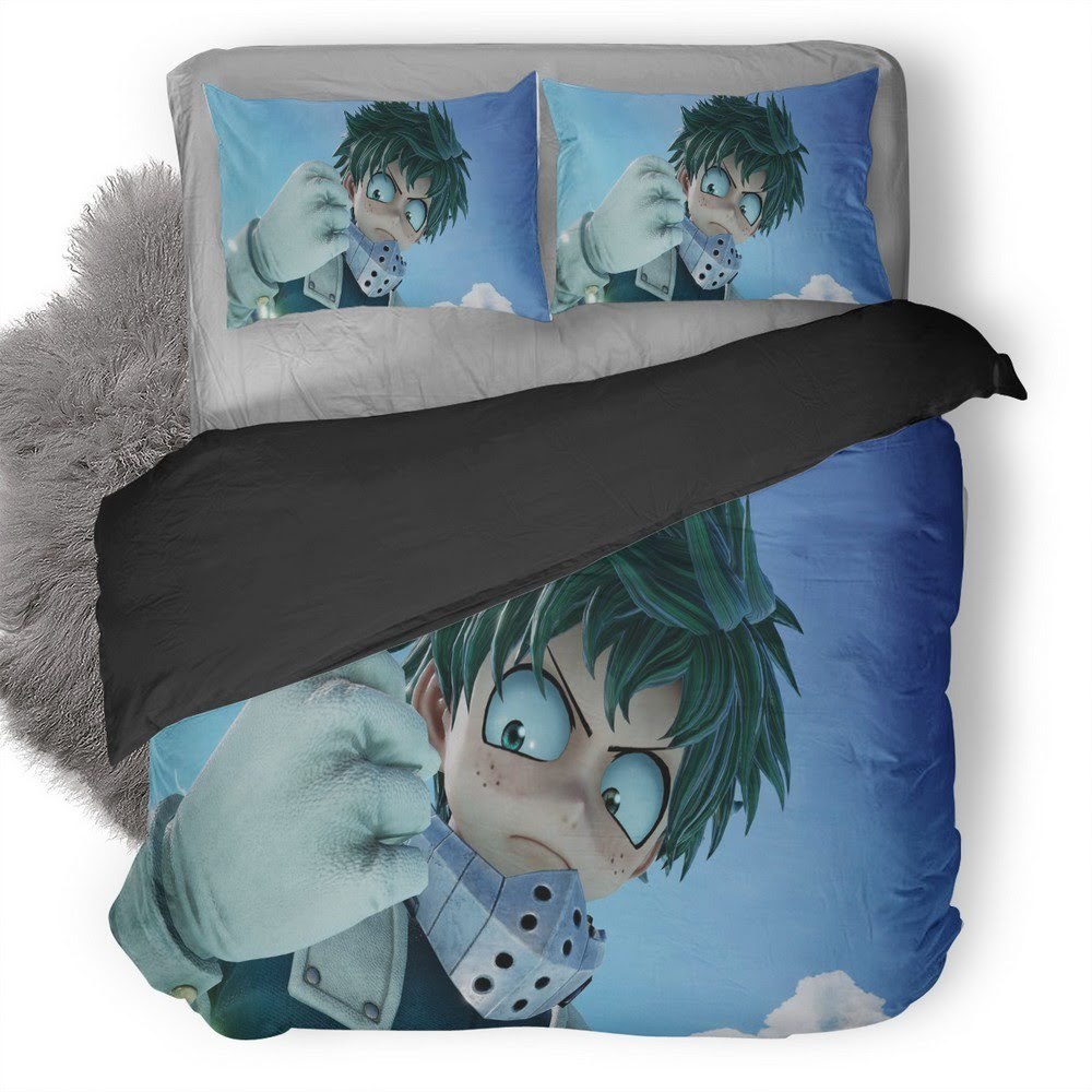 Jump Force Midoriya Izuku 3D Customized Duvet Cover Bedding Set
