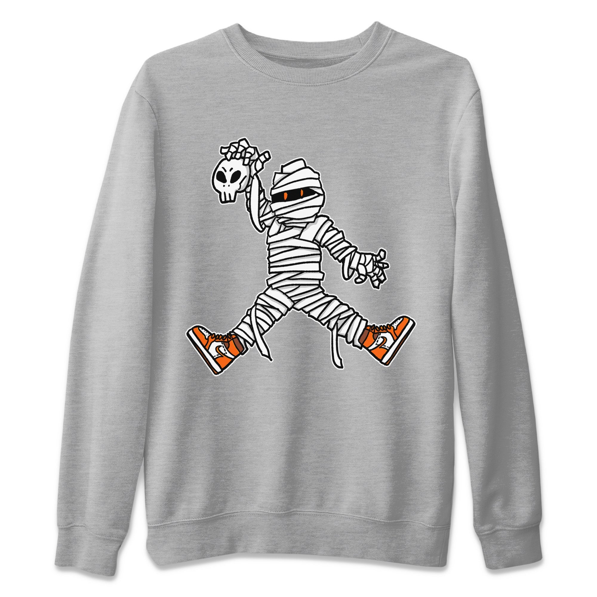 Jumping Mummy Unisex Sweater – Air Jordan 1 Starfish, Sneakers Matching Sweater