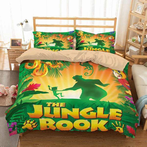 Jungle Book 3D Customized Duvet Cover Bedding Set
