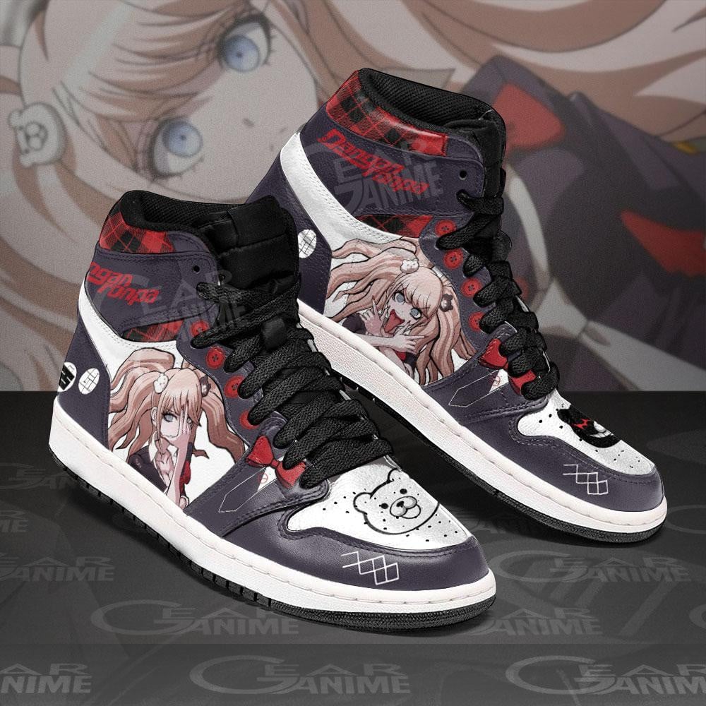 Junko Enoshima JD1s Sneakers Danganronpa Anime Shoes, Air Jordan Hightop