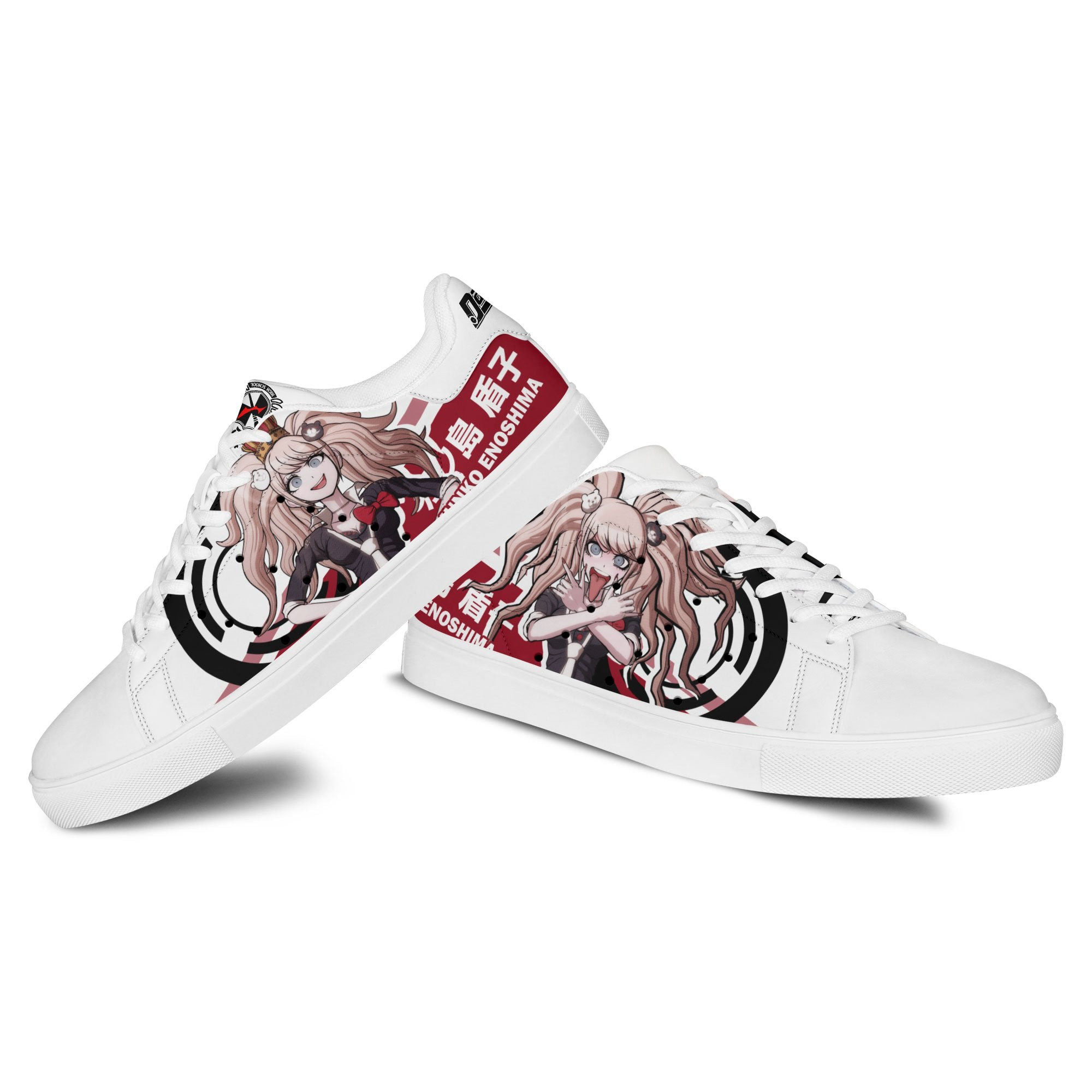 Junko Enoshima Skate Sneakers Custom Anime Danganronpa Shoes