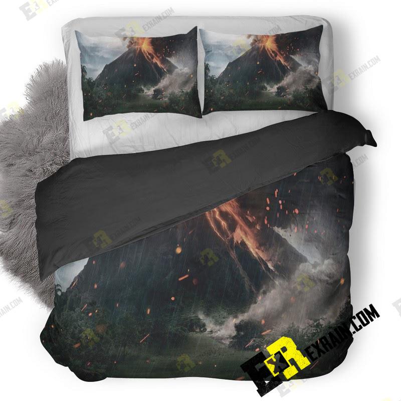 Jurassic World Fallen Kingdom 12K 9J 3D Customized Duvet Cover Bedding Set