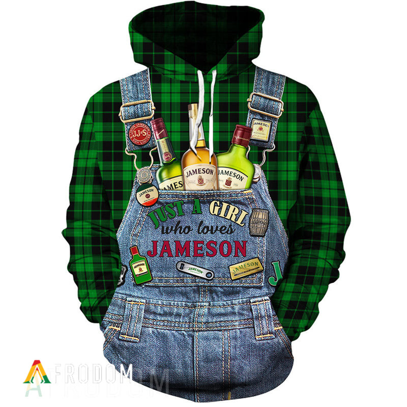 Just A Girl Who Loves Jameson Hoodie