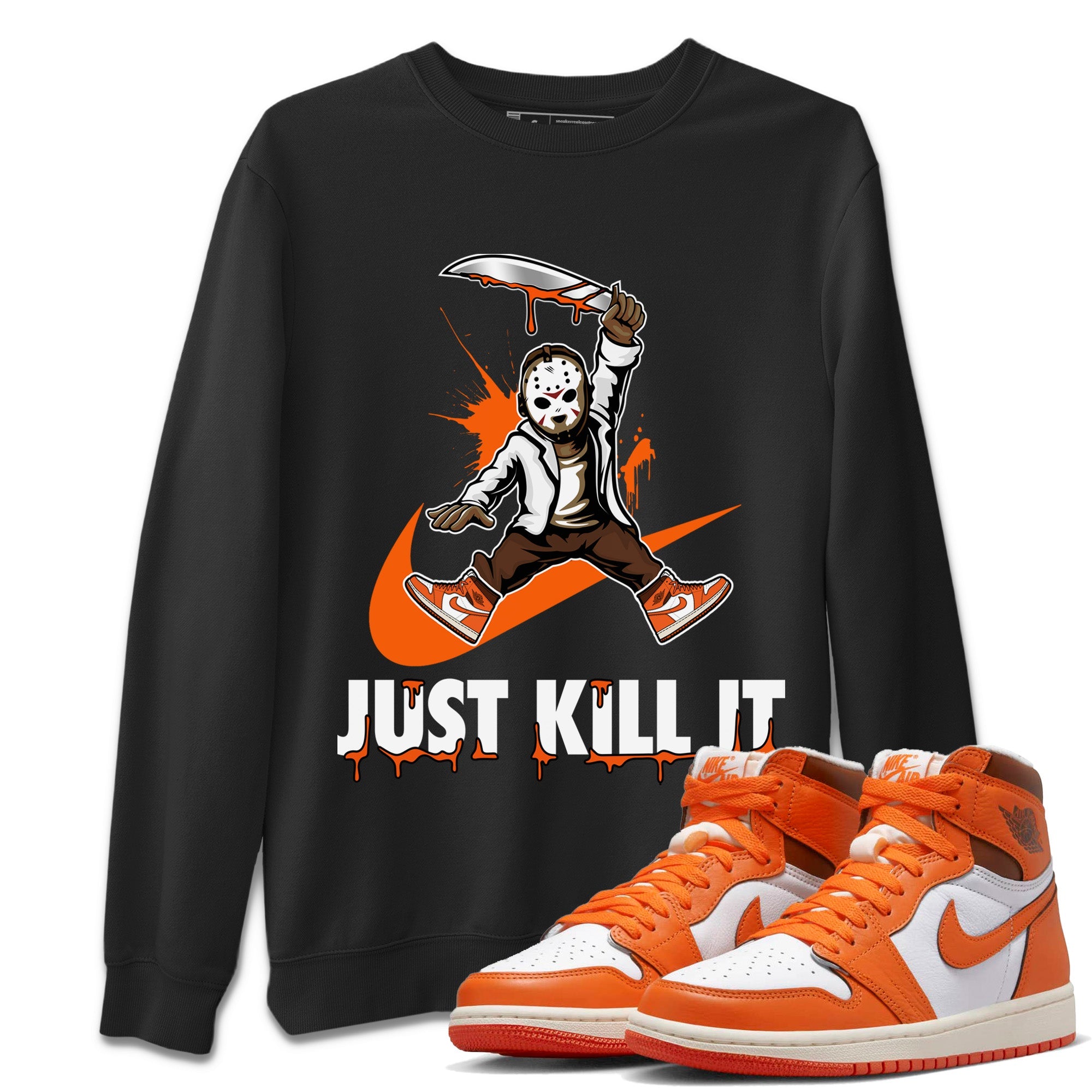 Just Kill It Unisex Sweater – Air Jordan 1 Starfish, Sneakers Matching Sweater