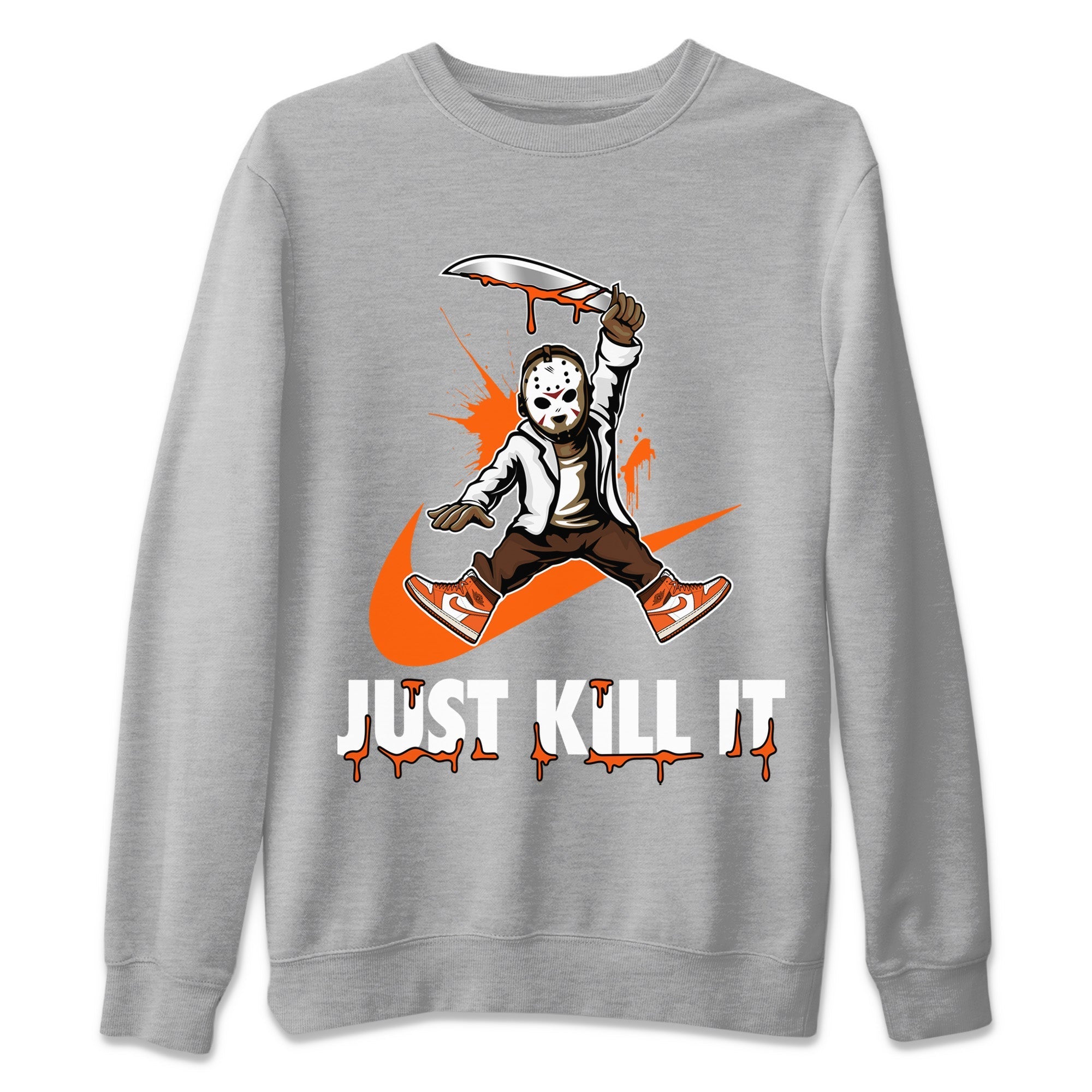 Just Kill It Unisex Sweater – Air Jordan 1 Starfish, Sneakers Matching Sweater