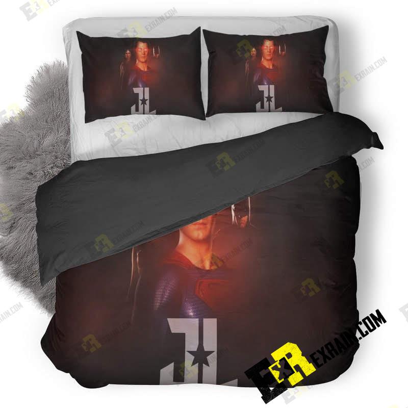 Justice League 8K Fan Art L8 3D Customized Duvet Cover Bedding Set