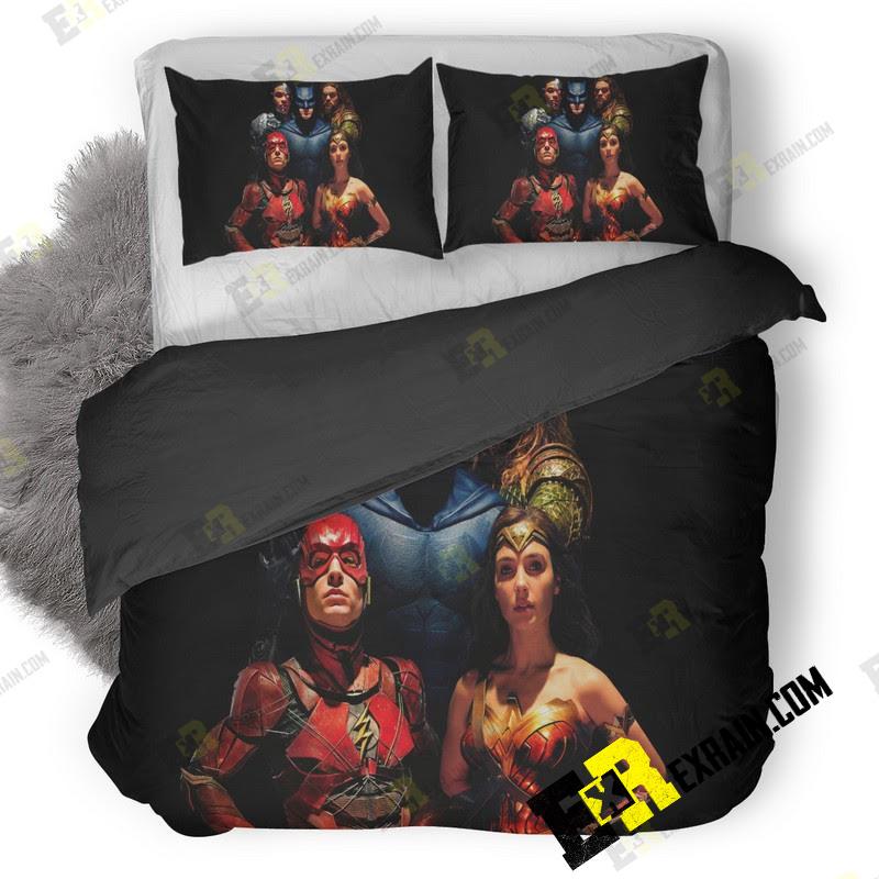 Justice League 8K T7 3D Customized Duvet Cover Bedding Set