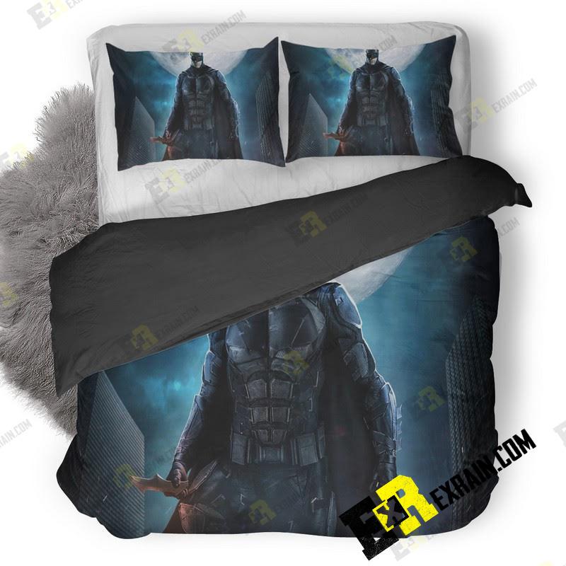 Justice League Batman The Dark Knight Fan Art U 3D Customized Duvet Cover Bedding Set