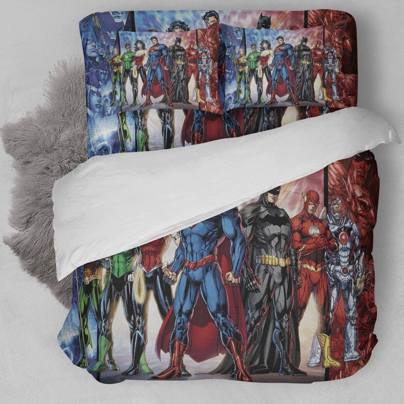 Justice League Duvet Cover Bedding Set