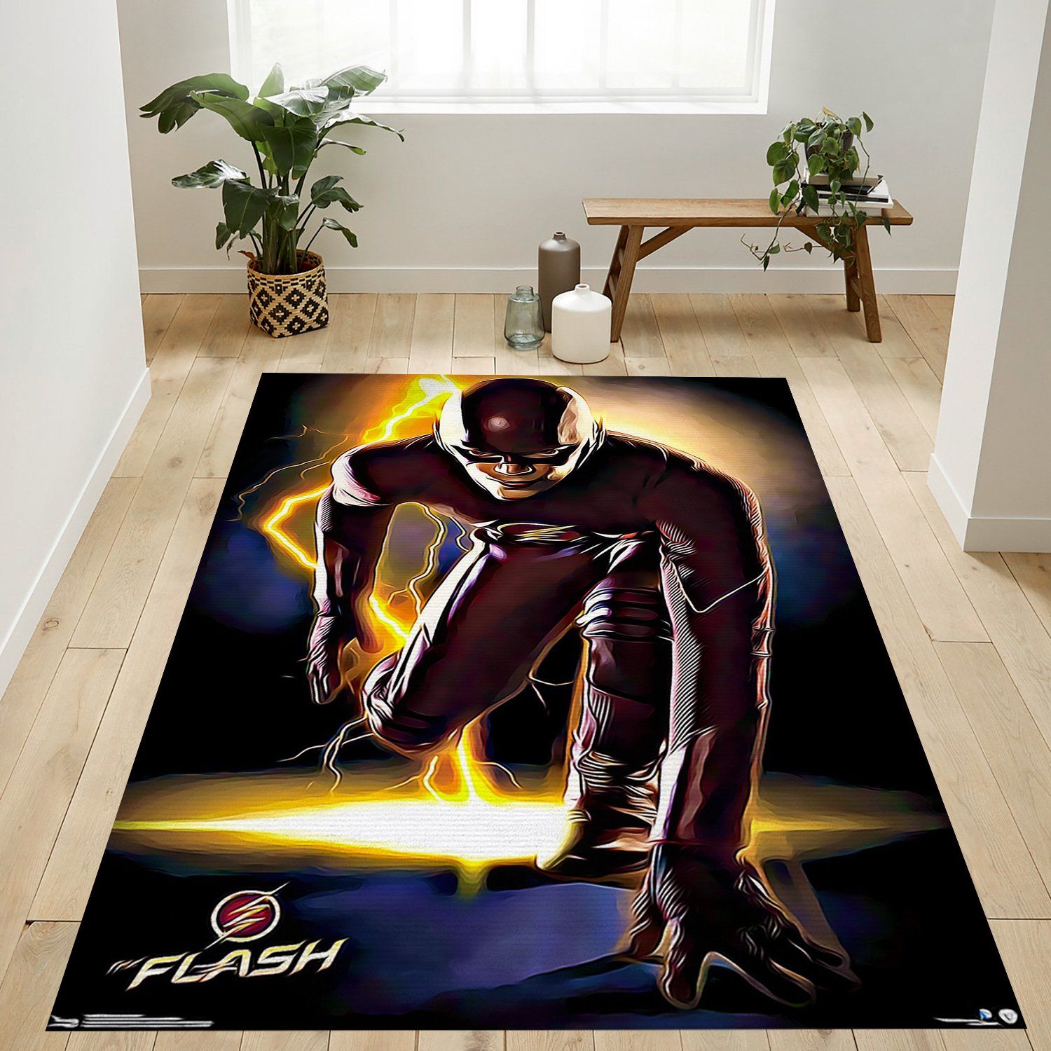 Justice League Flash Carpet – Custom Size And Printing