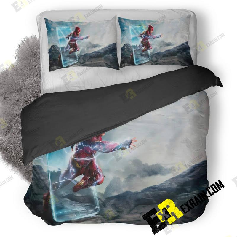 Justice League Flash E8 3D Customized Duvet Cover Bedding Set