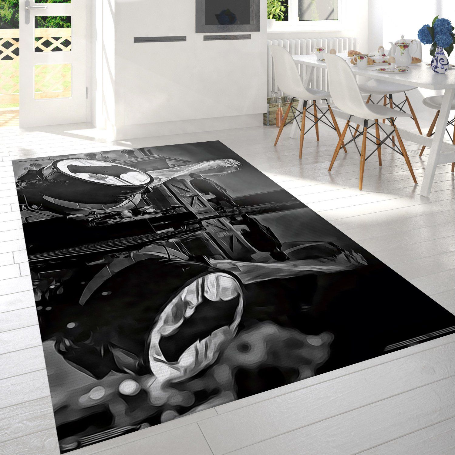 Justice League The Bat Signal Rectangle Rug – Custom Size And Printing