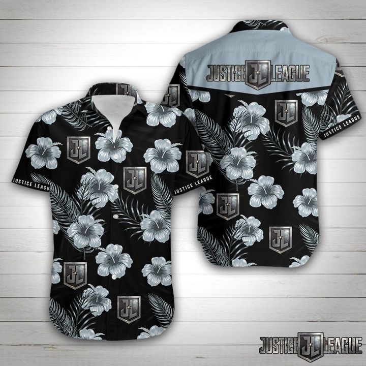 Justice League Tropical Flower Hawaiian Shirt Maria