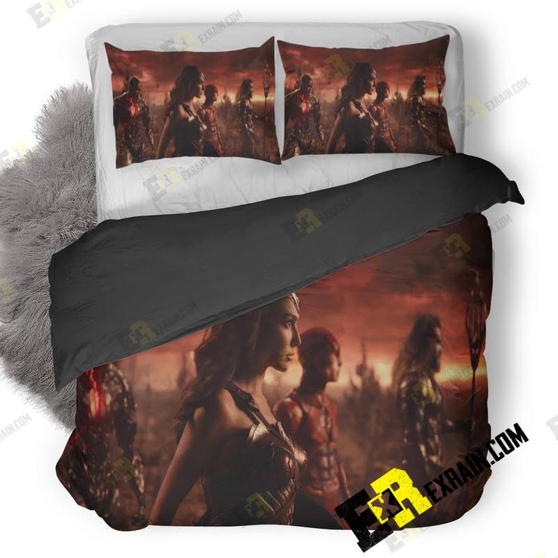 Justice League Wonder Woman 3D Customized Duvet Cover Bedding Set
