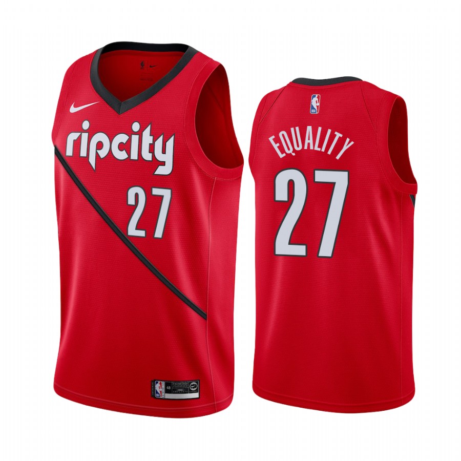 Jusuf Nurkic Equality Blazers Earned Jersey