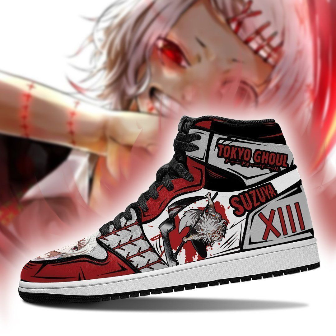 Juuzou Suzuya Tokyo Ghoul Anime High Top Air Jordan Sneaker, Air Jordan Hightop