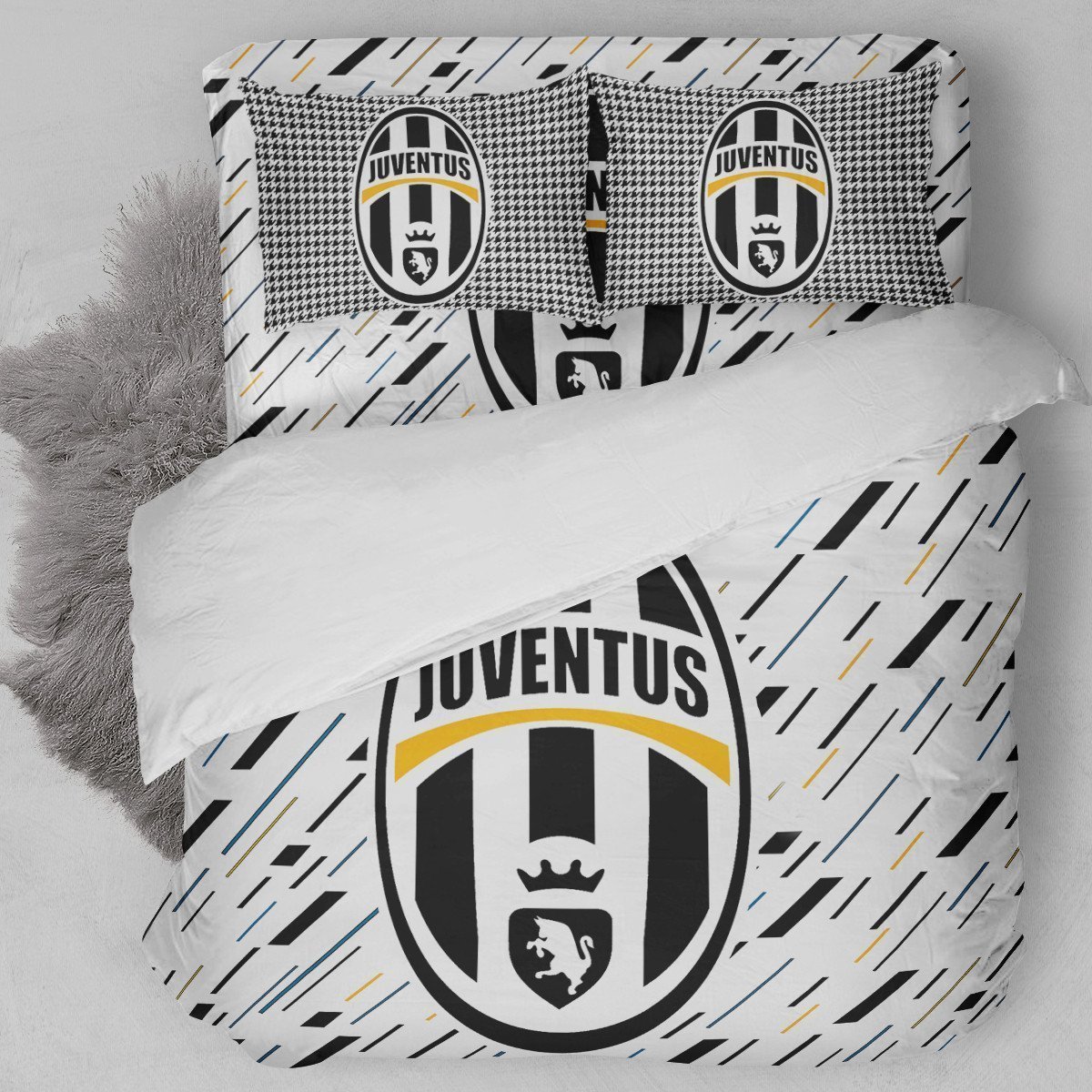 Juventus Logo Duvet Cover Bedding Set
