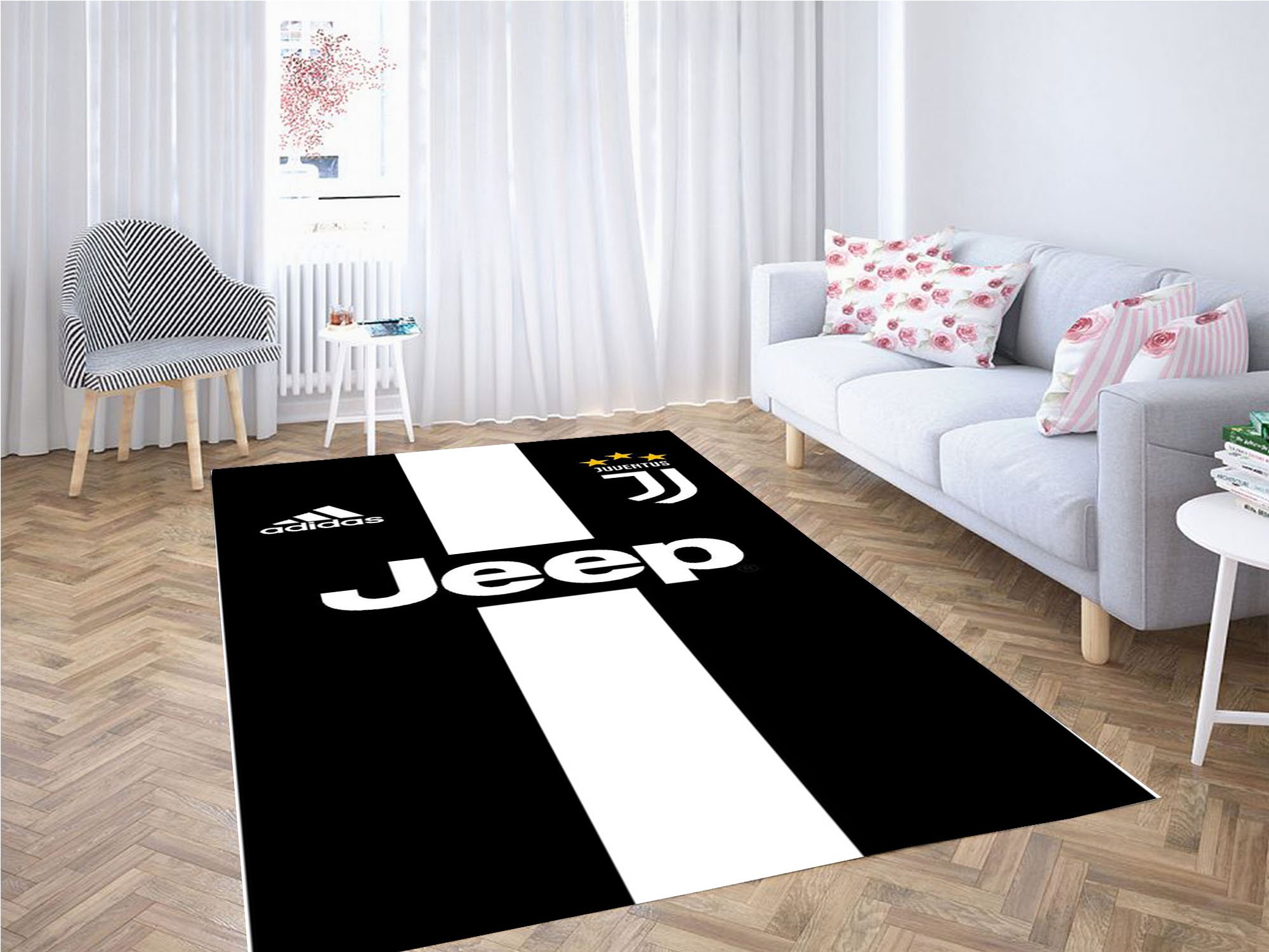 Juventus Wallpaper Carpet Rectangle Rug