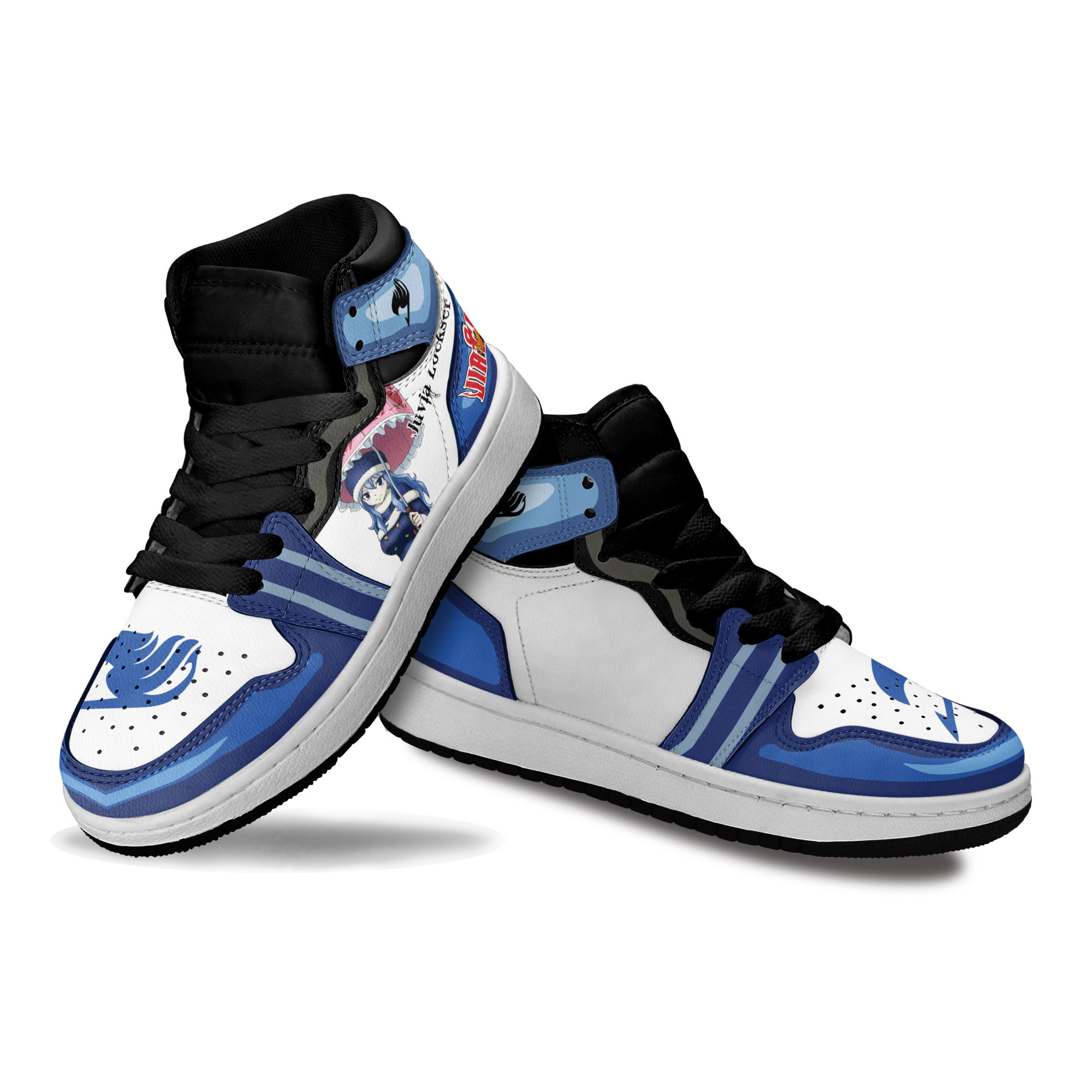 Juvia Lockser Kids Sneakers Custom Fairy Tail Anime Shoes For Kids
