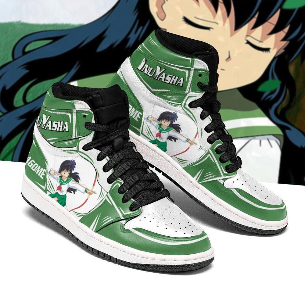 Kagome Inuyasha Anime 1 High Top Air Jordan Sneaker, Air Jordan Hightop