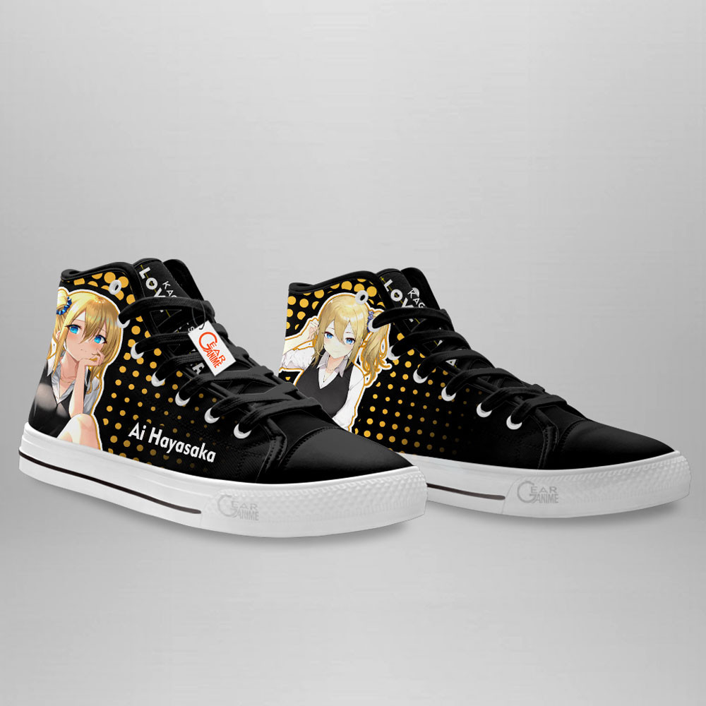 Kaguya-sama Ai Hayasaka Anime Custom High Top Shoes