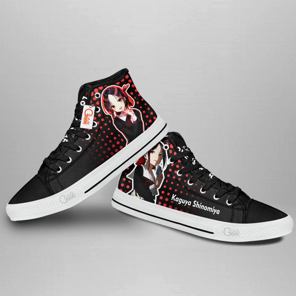 Kaguya-sama Kaguya Shinomiya Anime Custom High Top Shoes