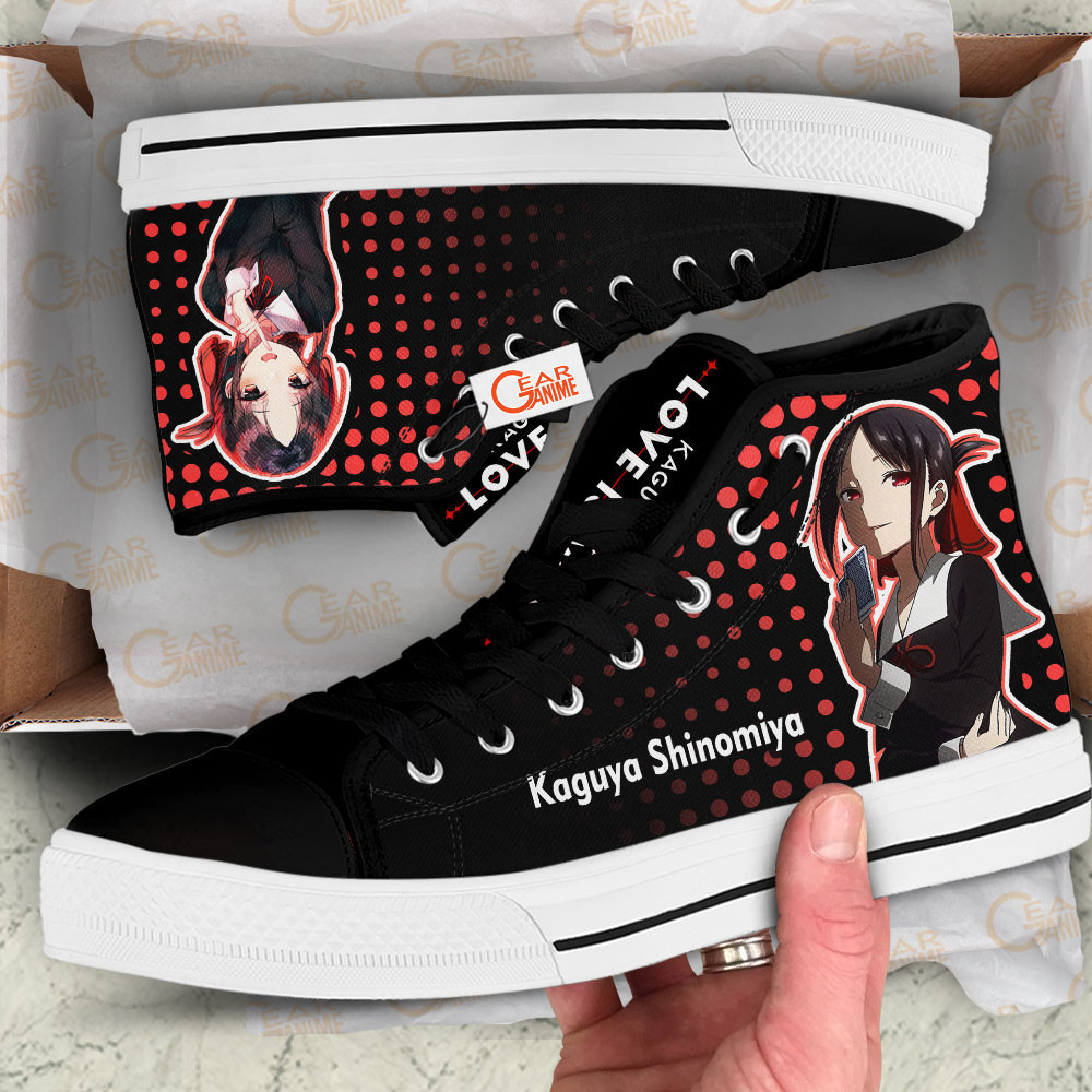 Kaguya-sama Kaguya Shinomiya Anime Custom High Top Shoes
