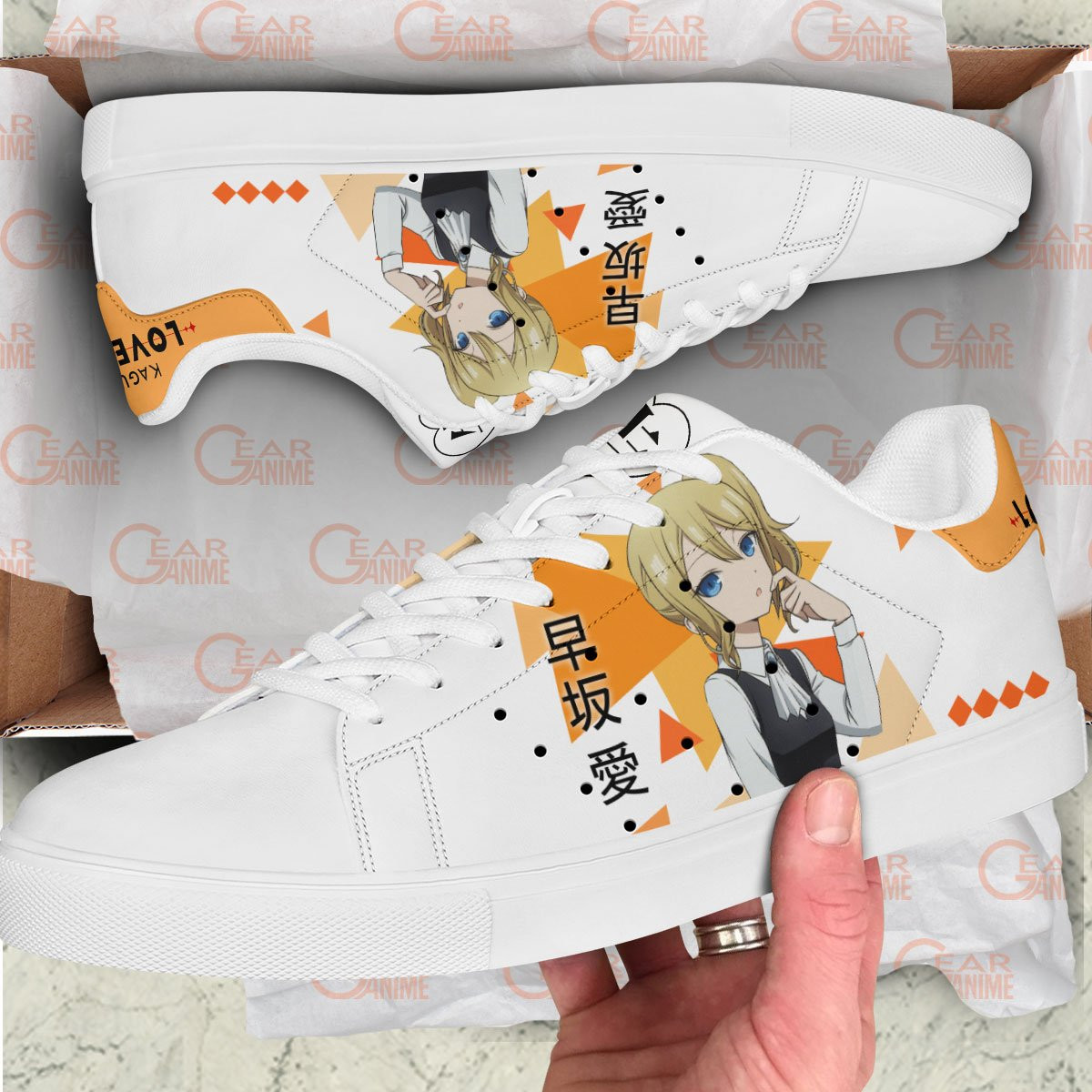 Kaguya-sama Love Is War Ai Hayasaka Skate Sneakers Custom Anime Shoes
