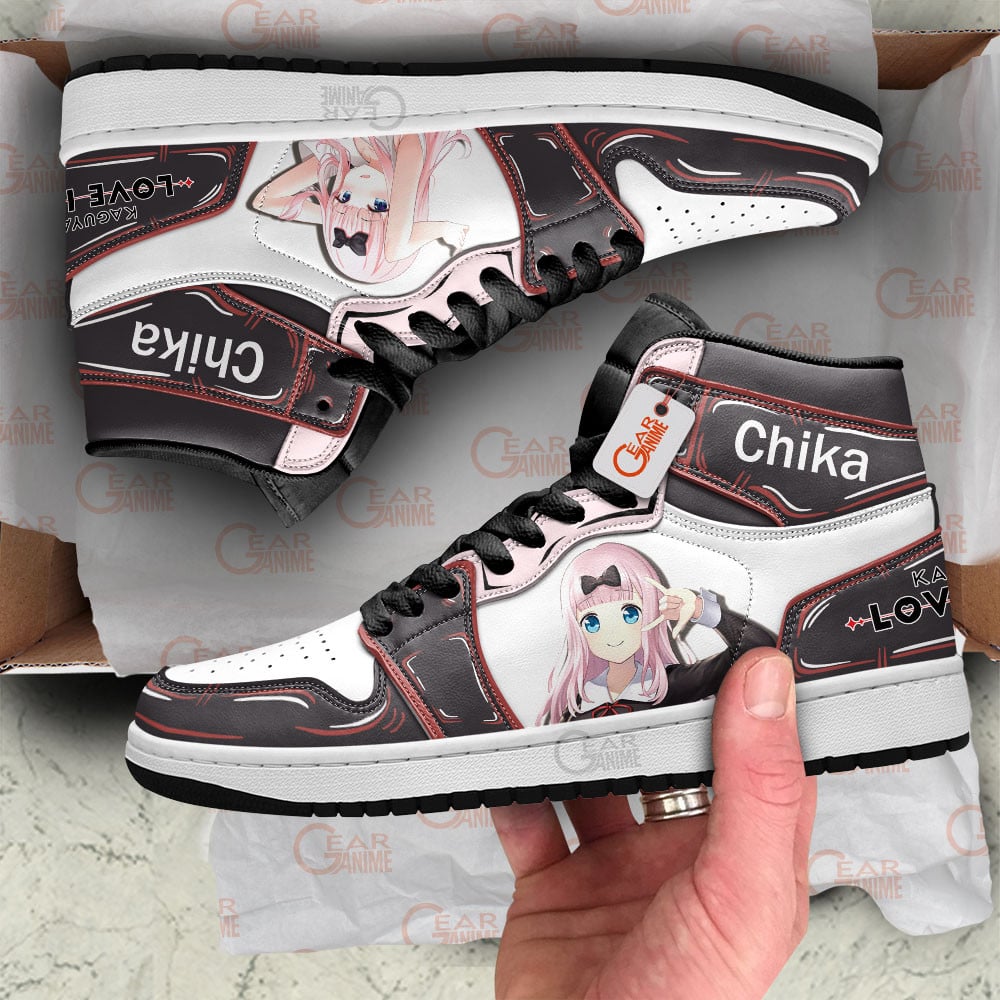 Kaguya-sama Love is War Chika Fujiwara Anime Shoes, Air Jordan Hightop