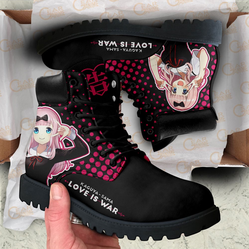 Kaguya-sama Love is War Chika Fujiwara Boots Anime Custom Shoes