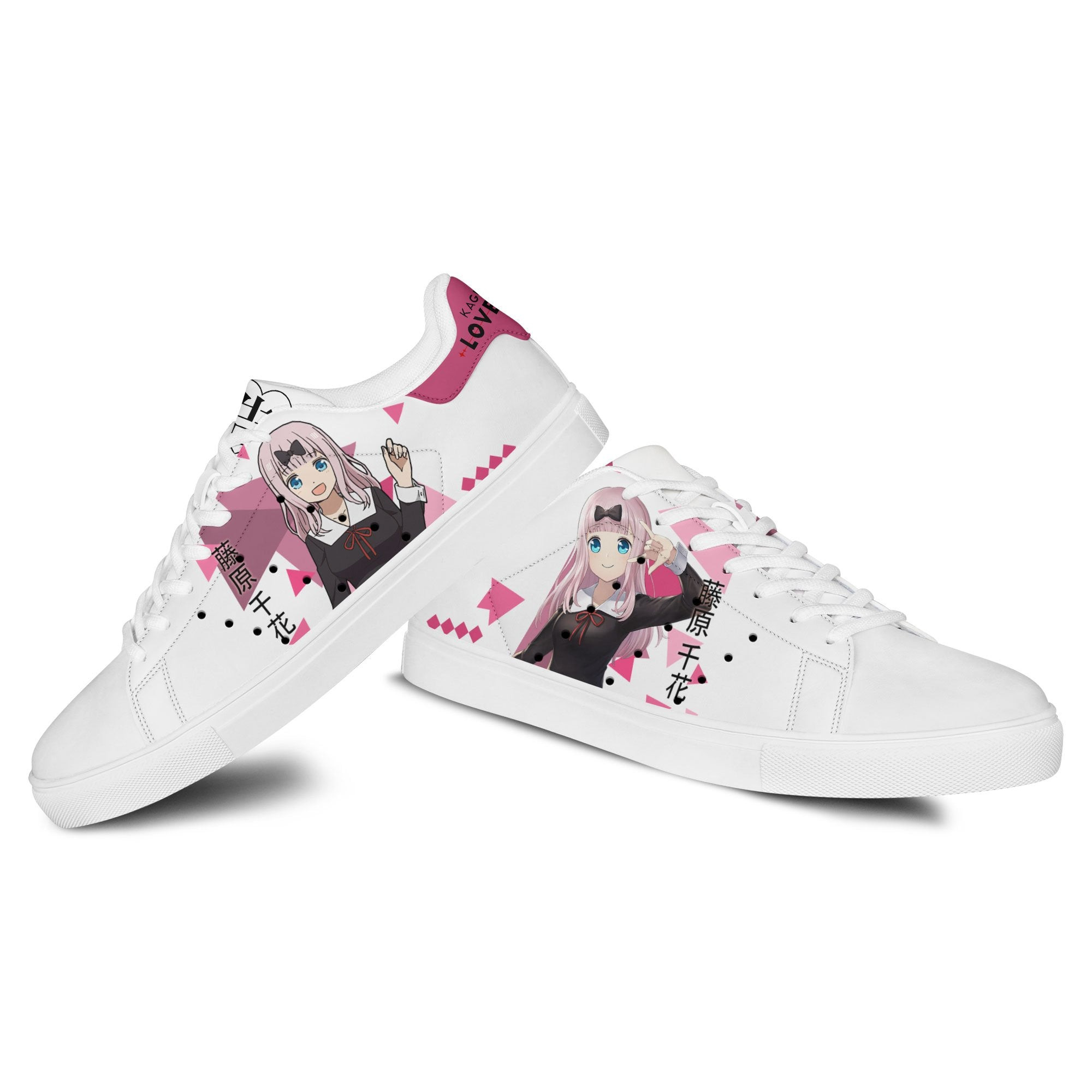 Kaguya-sama Love Is War Chika Fujiwara Skate Sneakers Custom Anime Shoes