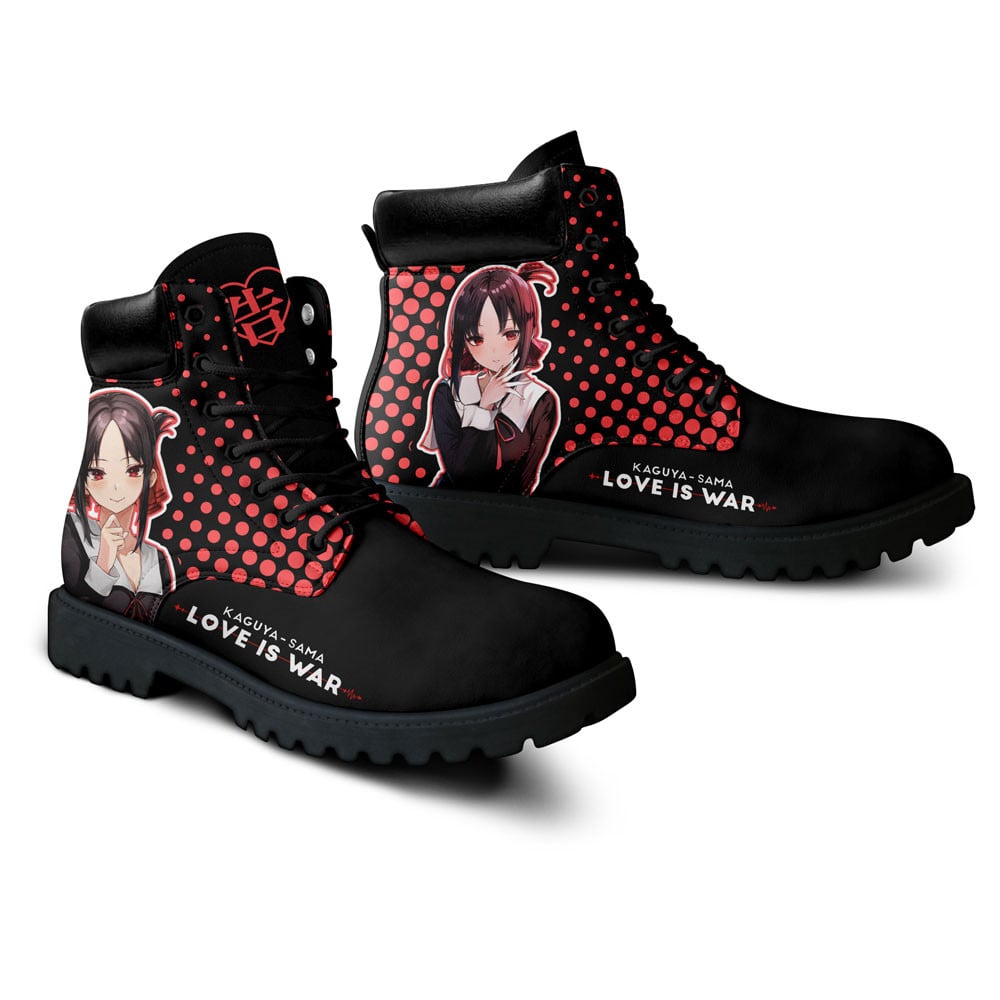 Kaguya-sama Love is War Kaguya Shinomiya Boots Anime Custom Shoes