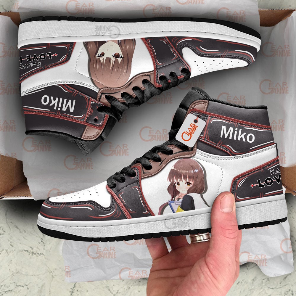 Kaguya-sama Love is War Miko Iino Anime Shoes, Air Jordan Hightop