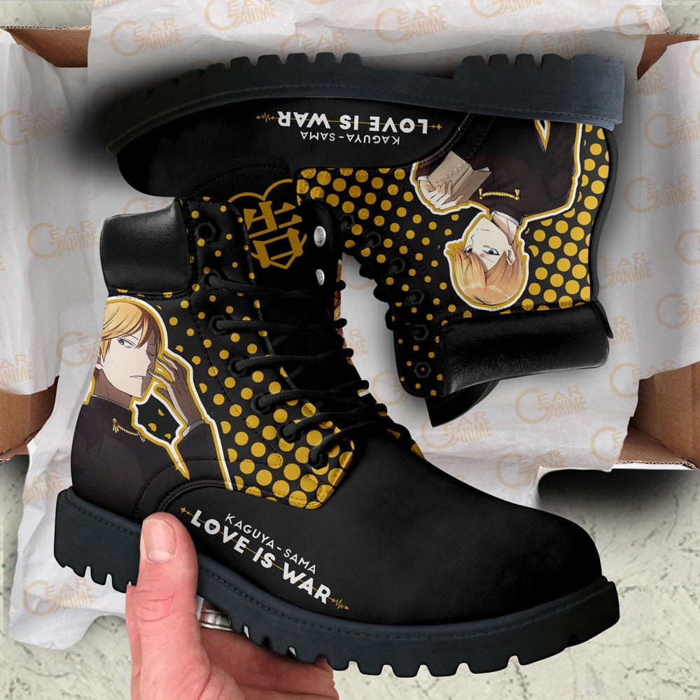 Kaguya-sama Love is War Miyuki Shirogane Boots Anime Custom Shoes