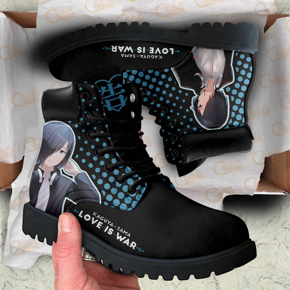 Kaguya-sama Love is War Yu Ishigami Boots Anime Custom Shoes