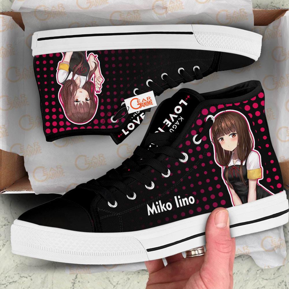 Kaguya-sama Miko Iino Anime Custom High Top Shoes