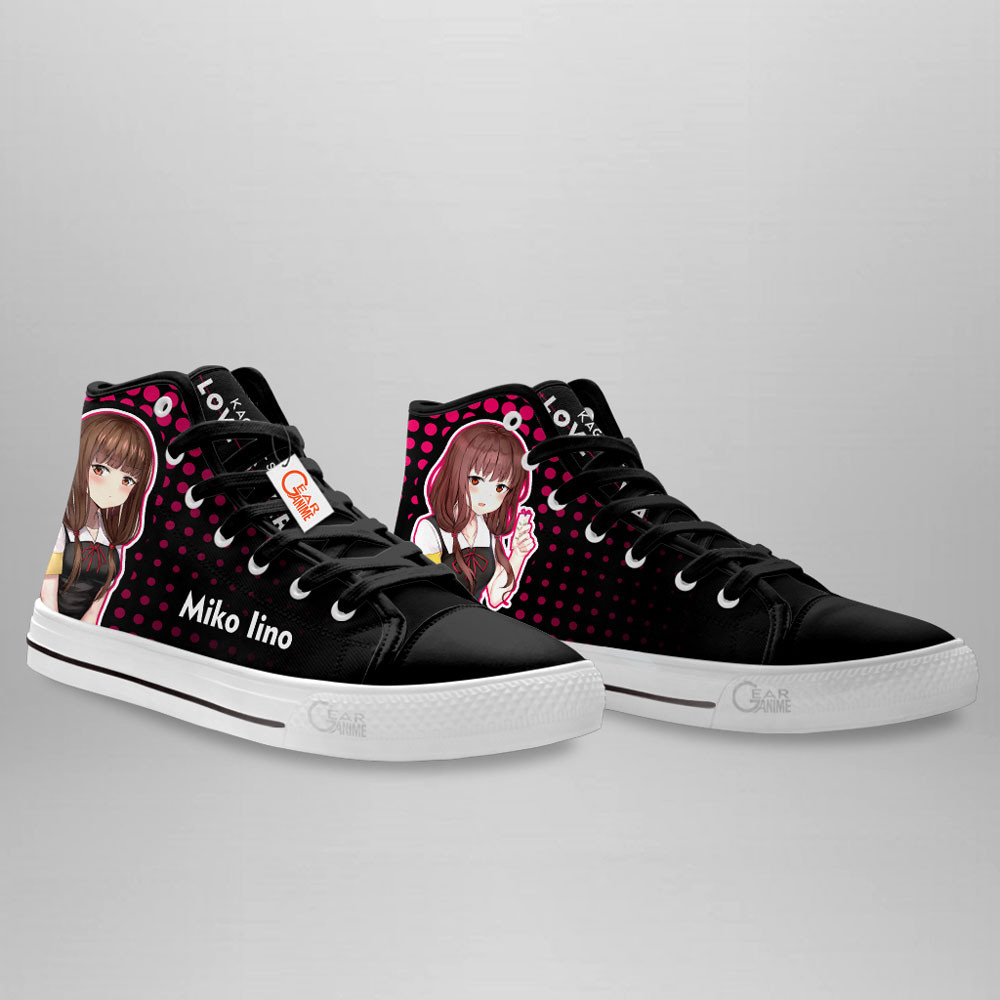 Kaguya-sama Miko Iino Anime Custom High Top Shoes