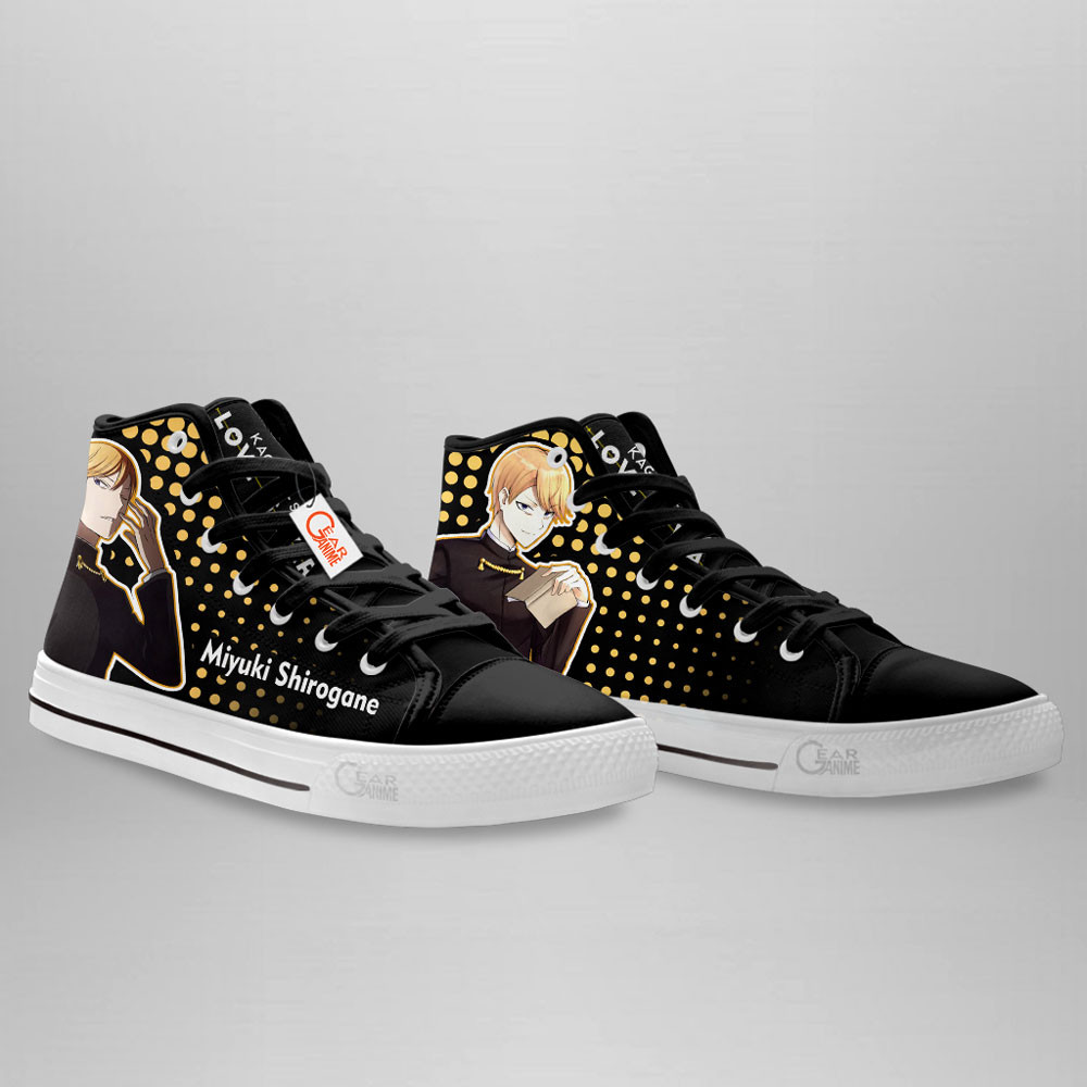 Kaguya-sama Miyuki Shirogane Anime Custom High Top Shoes