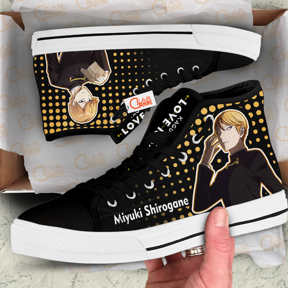 Kaguya-sama Miyuki Shirogane Anime Custom High Top Shoes