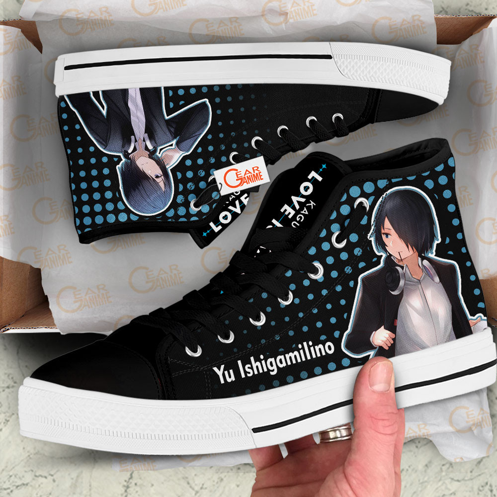 Kaguya-sama Yu Ishigami Anime Custom High Top Shoes