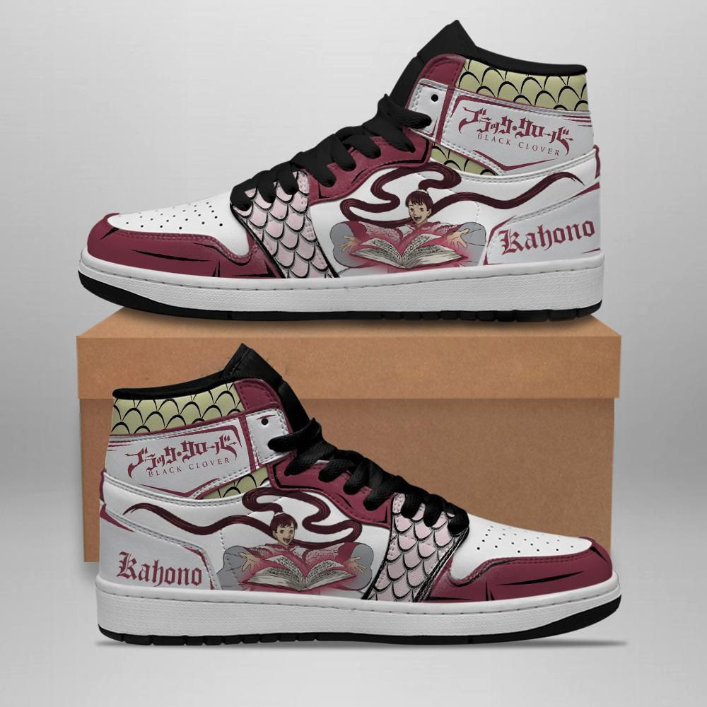 Kahono Black Clover Anime 1 High Top Air Jordan Sneaker, Air Jordan Hightop