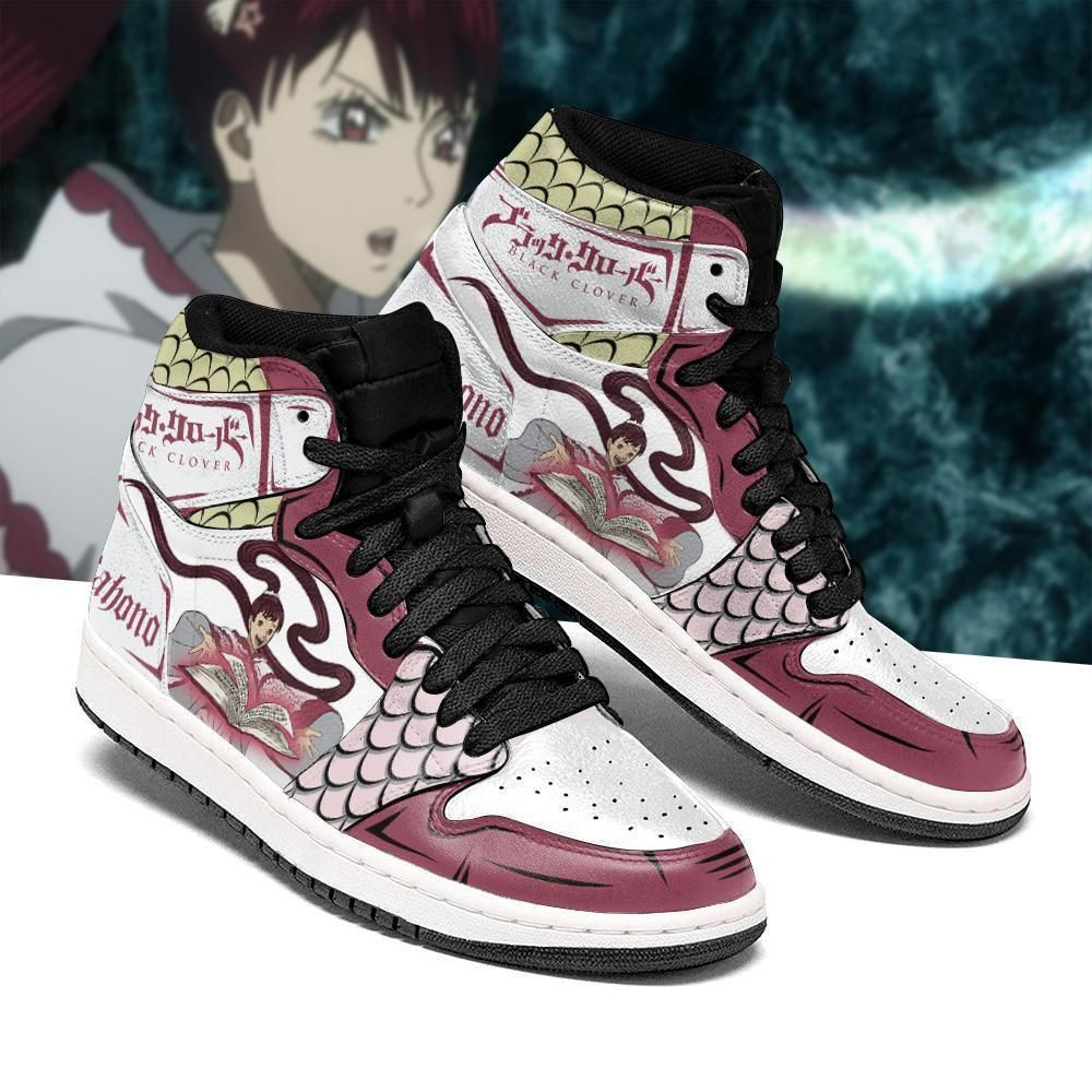 Kahono Black Clover Anime 1 High Top Air Jordan Sneaker, Air Jordan Hightop