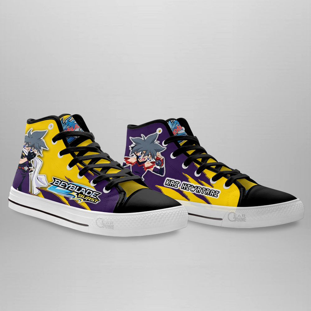Kai Hiwatari High Top Shoes Beyblade Anime Sneakers