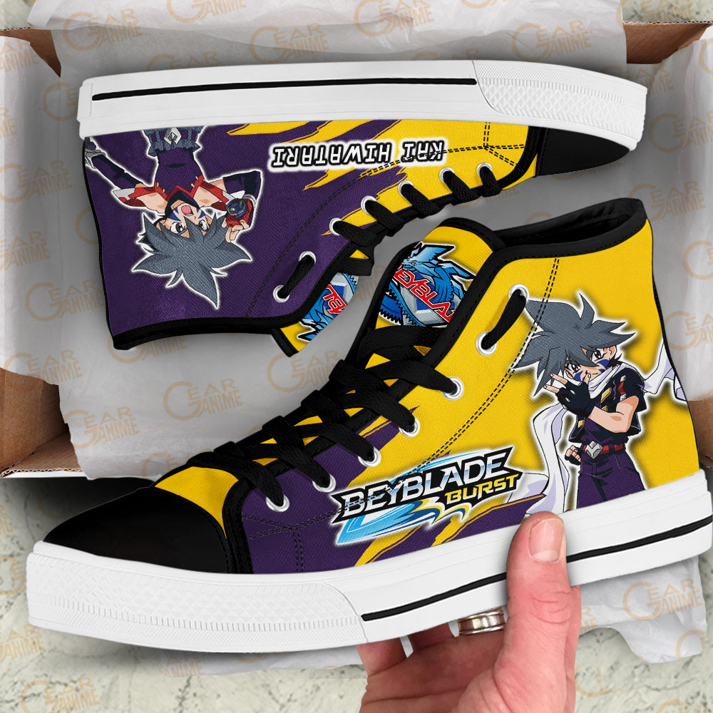 Kai Hiwatari High Top Shoes Beyblade Anime Sneakers