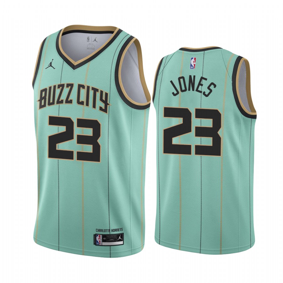 Kai Jones 2021 NBA Draft Charlotte Hornets City Edition Jersey Mint Green