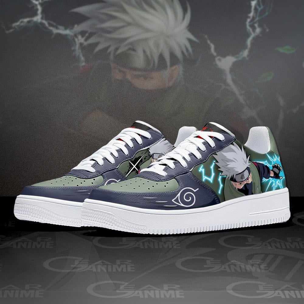 Kakashi Air Sneakers Lightning Jutsu Custom Anime Shoes