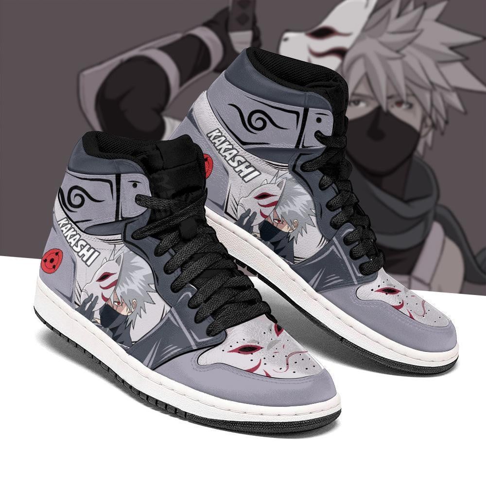 Kakashi Anbu JD1s Sneakers Naruto Anime Shoes For Fans, Air Jordan Hightop