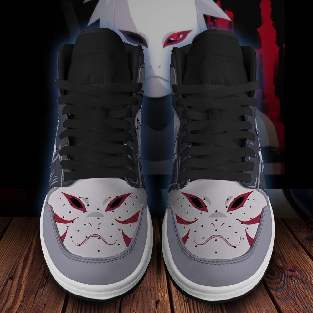 Kakashi Anbu JD1s Sneakers Naruto Anime Shoes For Fans, Air Jordan Hightop