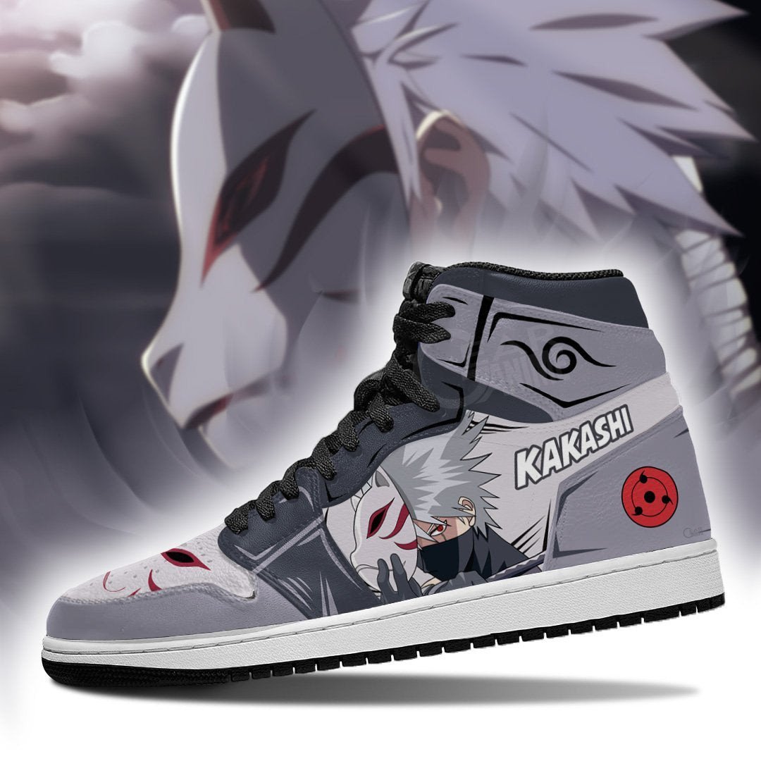 Kakashi Anbu JD1s Sneakers Naruto Anime Shoes For Fans, Air Jordan Hightop